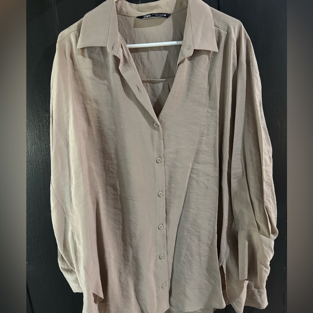 ZARA - oversized button down